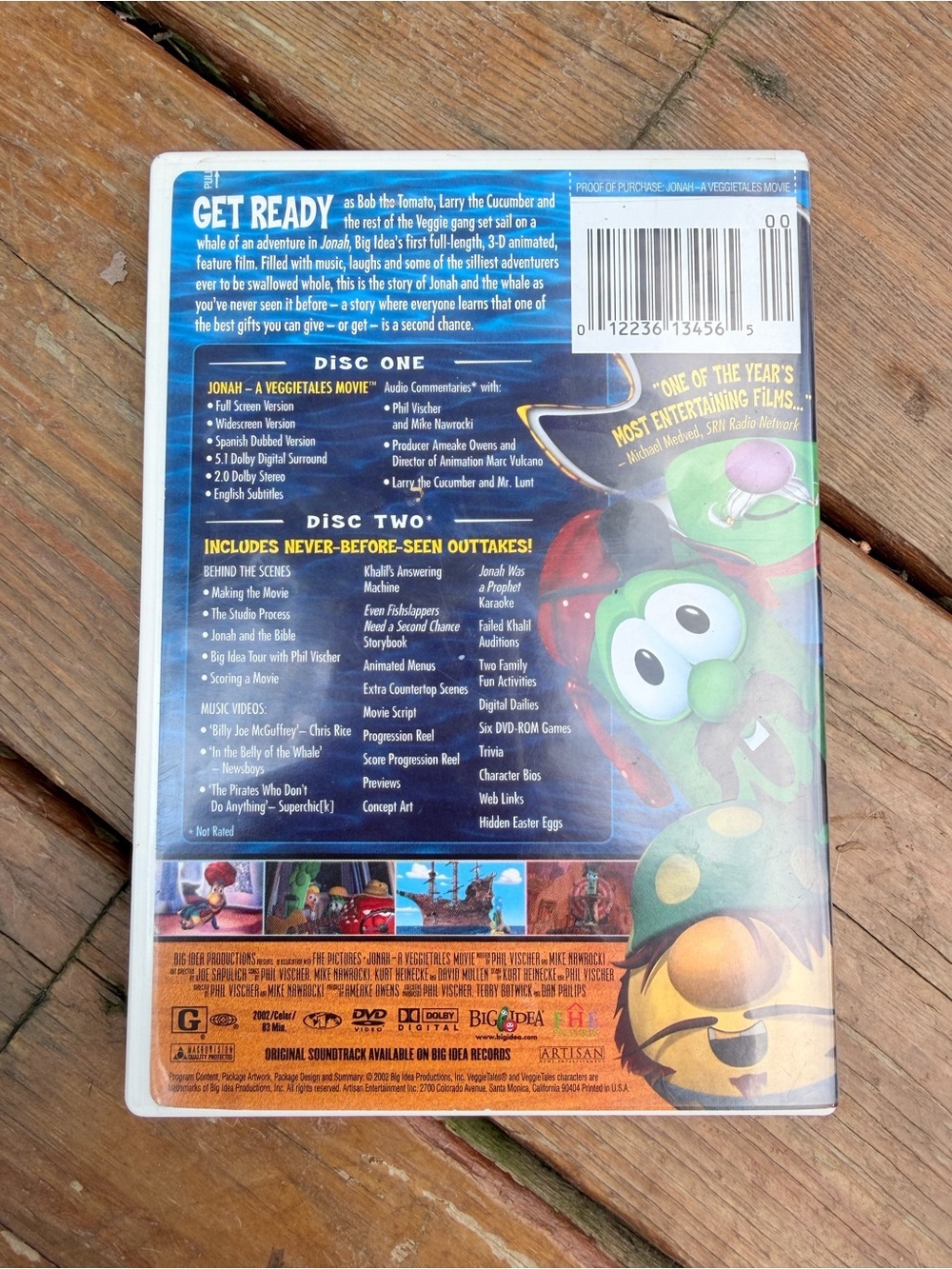 VeggieTales Jonah: A VeggieTales Movie 2-Disc Collector’s Edition DVD G - Picture 4 of 4